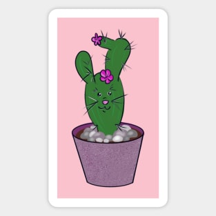 bunny cactus Magnet